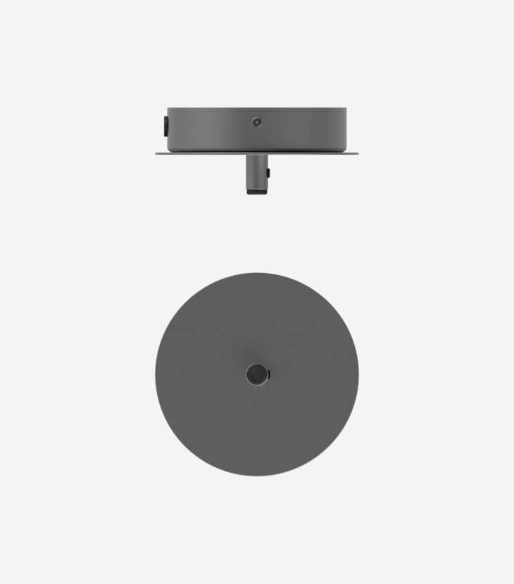 Miira 1 Pendant - Nuura - Pendants - Small - Rock Grey/Opal White - HORNE