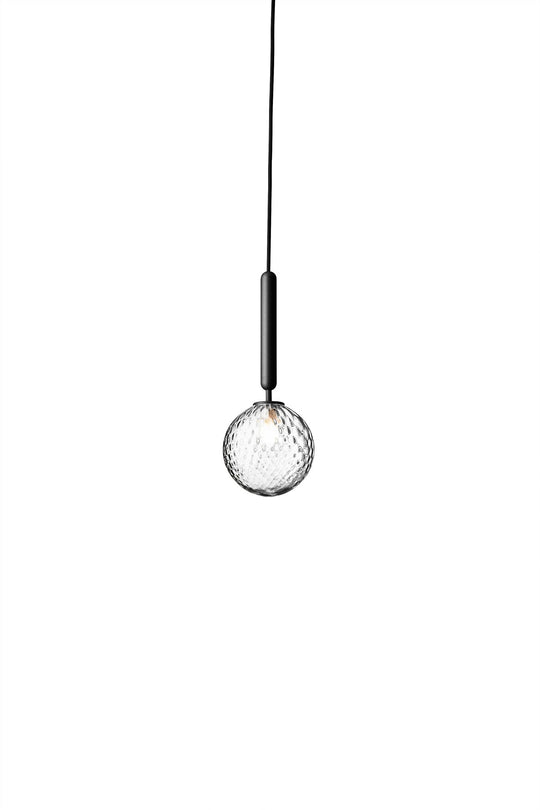 Miira 1 Pendant - Nuura - Pendants - Small - Rock Grey/Optic Clear - HORNE
