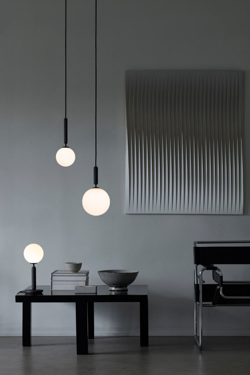 Miira 1 Pendant - Nuura - Pendants - Small - Rock Grey/Opal White - HORNE