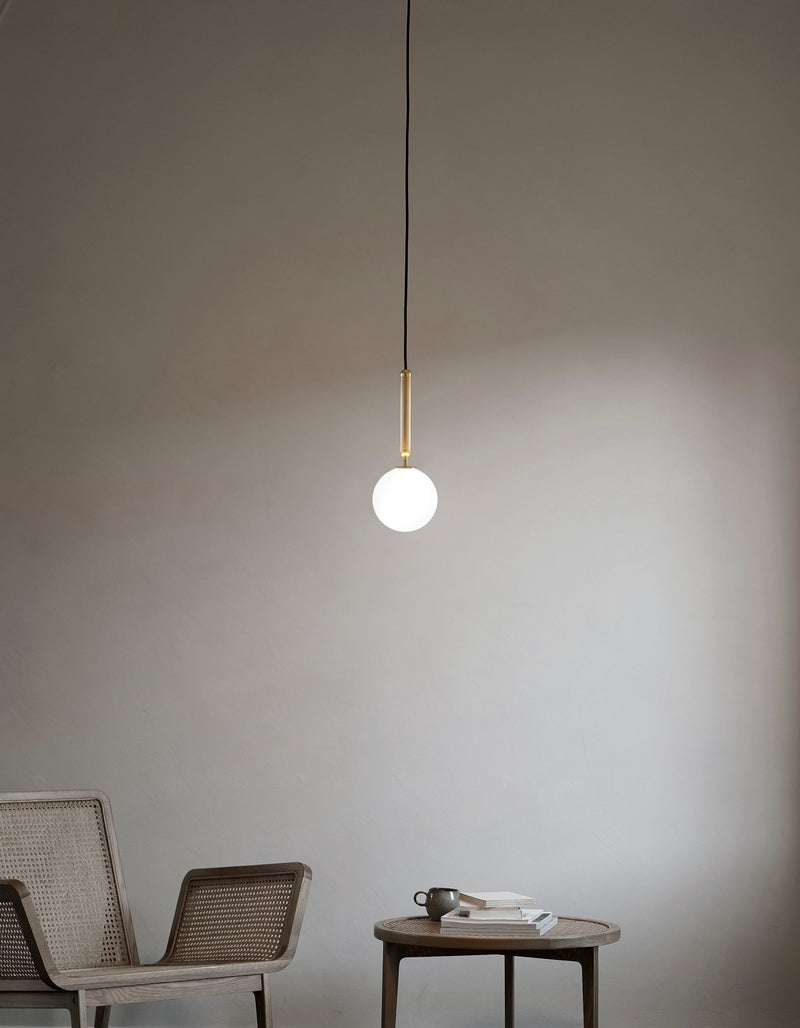 Miira 1 Pendant - Nuura - Pendants - Small - Rock Grey/Opal White - HORNE