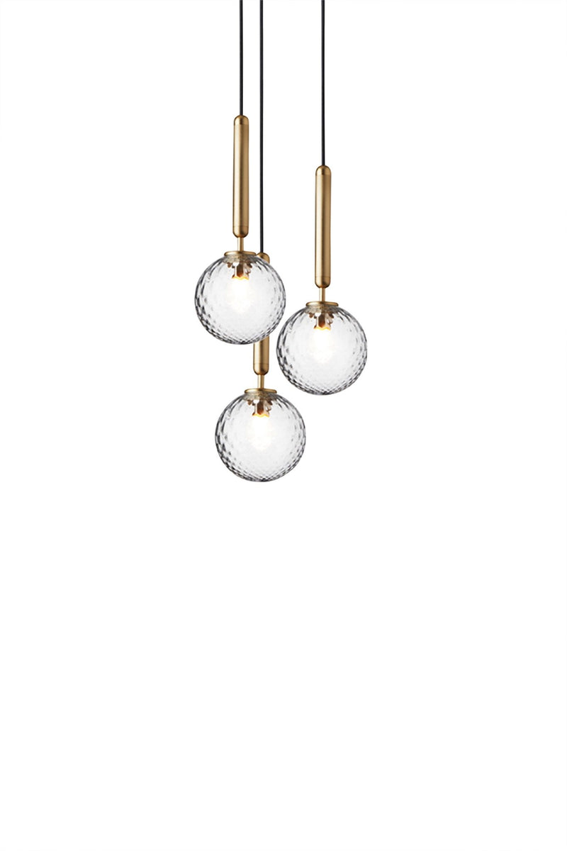 Miira 3 Pendant - Small - Nuura - Pendants - Rock Grey/Opal White - HORNE