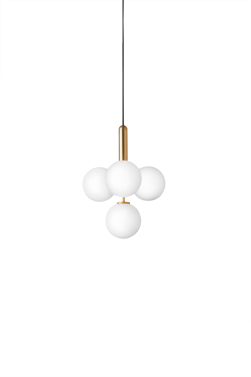 Miira 4 Pendant - Nuura - Pendants - Brass/Optic Clear - HORNE