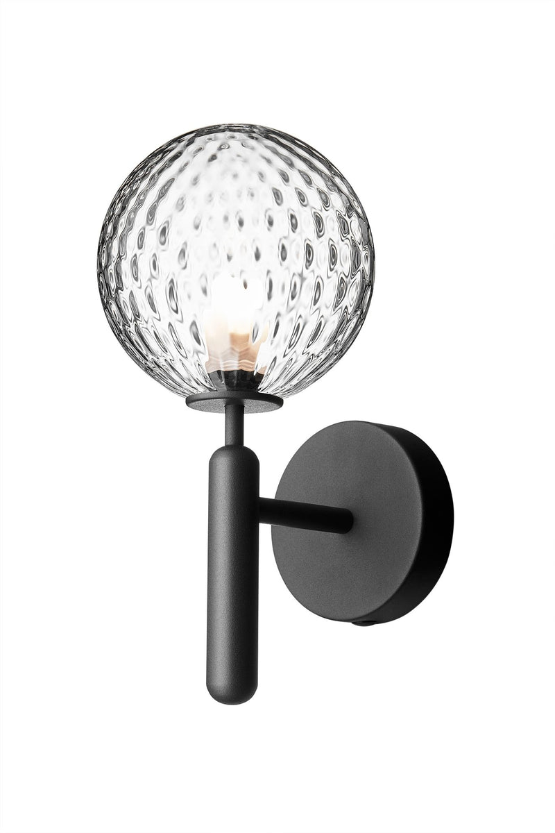 Miira Wall Sconce - Nuura - Wall Sconces - Rock Grey/Optic Clear - HORNE