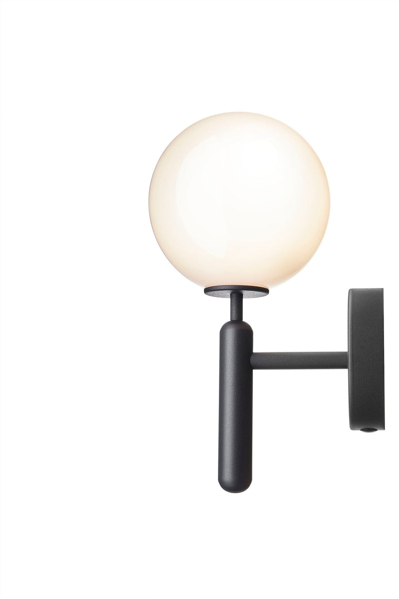 Miira Wall Sconce - Nuura - Wall Sconces - Rock Grey/Optic Clear - HORNE