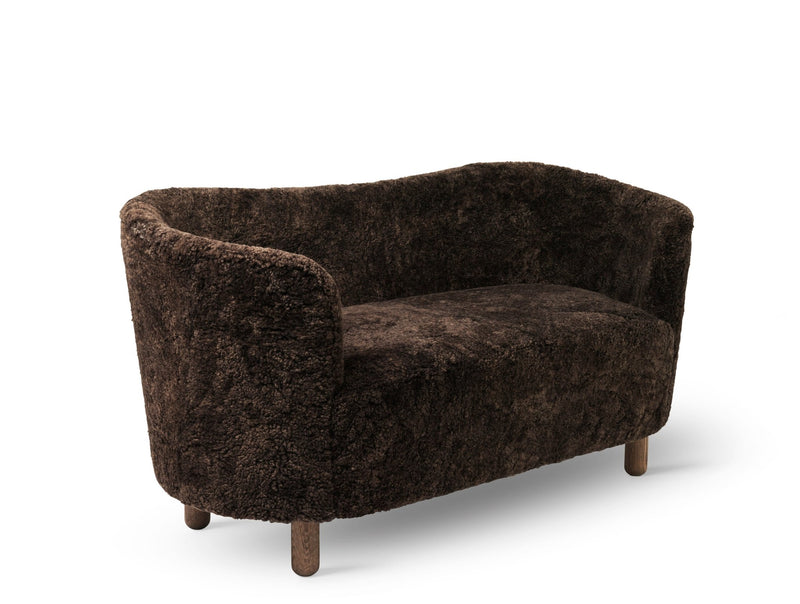 Mingle Sofa - Sheepskin - Audo Copenhagen Sofas - Smoked Oak - Honey - HORNE