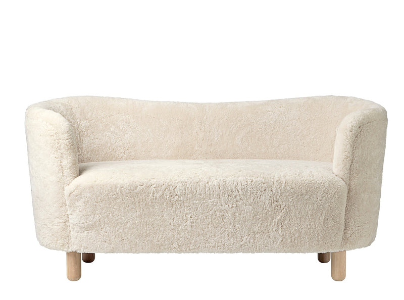 Mingle Sofa - Sheepskin - Audo Copenhagen Sofas - Smoked Oak - Honey - HORNE