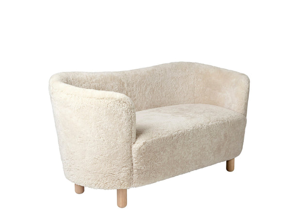 Mingle Sofa - Sheepskin - Audo Copenhagen - Sofas - Smoked Oak - Honey - HORNE
