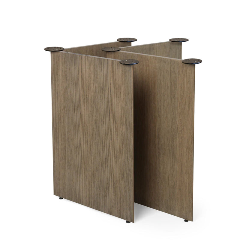 Mingle Table Legs - Ferm Living - Tables + Desks - Black Oak - HORNE