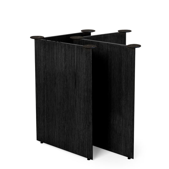 Mingle Table Legs - Ferm Living - Tables + Desks - Black Oak - HORNE