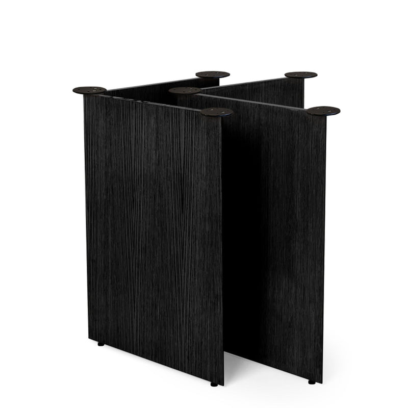 Mingle Table Legs - Ferm Living - Tables + Desks - Black Oak - HORNE
