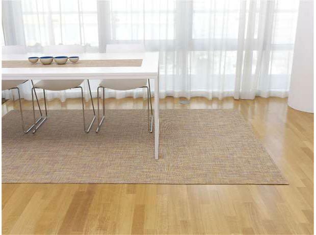 Mini Basketweave Floor Mat - Chilewich - Rugs - Sandstone - Small - HORNE
