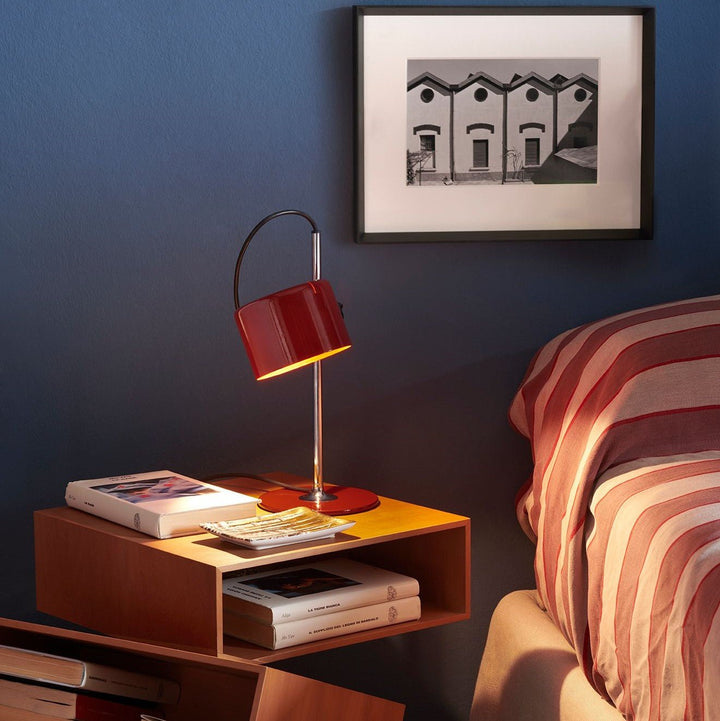 Mini Coupé Table Lamp - Oluce - Table + Task - Anodic Bronze - HORNE