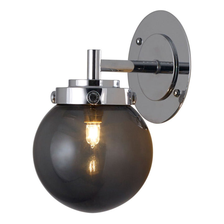 Mini Globe Wall Light - Original BTC - Wall Sconces - Chrome - Anthracite - HORNE