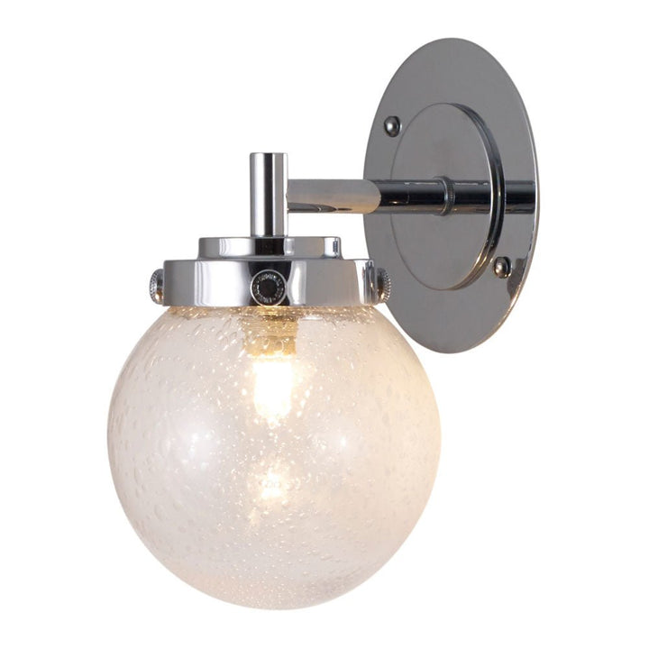 Mini Globe Wall Light - Original BTC - Wall Sconces - Chrome - Seedy - HORNE