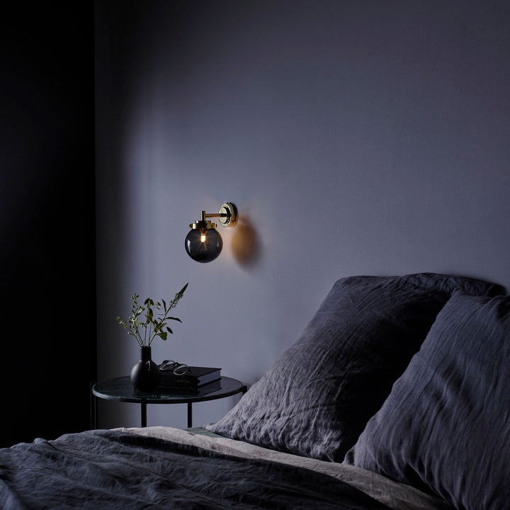 Mini Globe Wall Light - Original BTC - Wall Sconces - Chrome - Seedy - HORNE