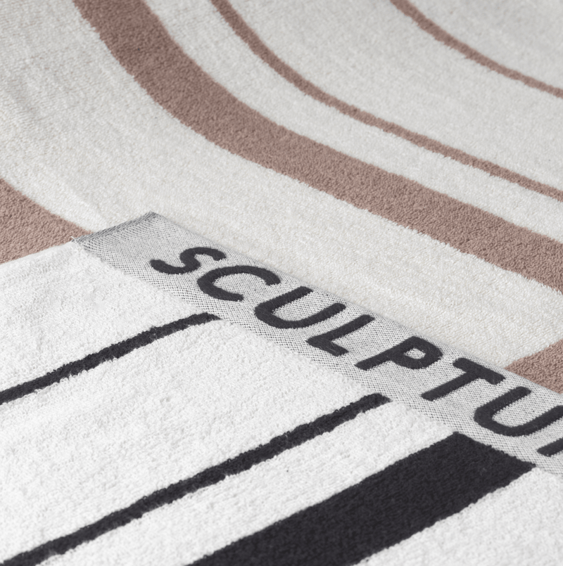 Minimal Towel Cotton - Kristina Dam - Bedding + Pillows - Beige - Medium - HORNE