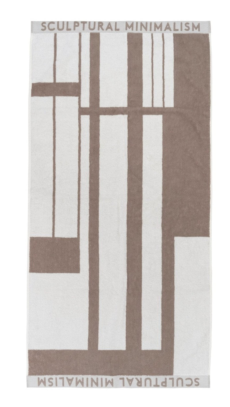 Minimal Towel Cotton - Kristina Dam - Bedding + Pillows - Beige - Medium - HORNE