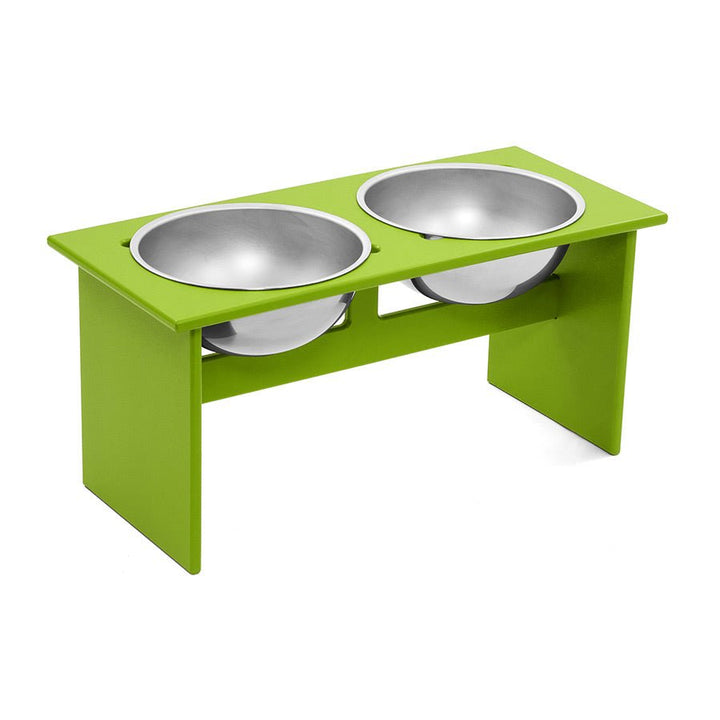 Minimalist Double Dog Bowl - Large - Loll Designs - Outdoor Accessories - Leaf Green - HORNE