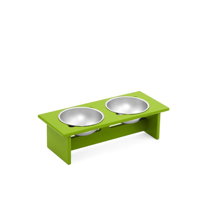 Minimalist Double Dog Bowl - Small - Loll Designs - Outdoor Accessories - Leaf Green - HORNE