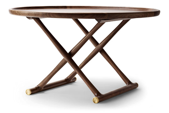 ML10097 Egyptian Table - Carl Hansen & Son - Tables - 39.3"Ø - Oiled Walnut - HORNE