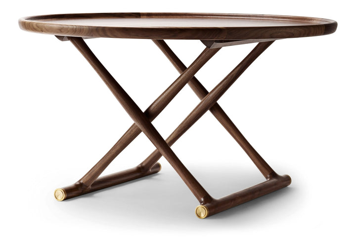 ML10097 Egyptian Table - Carl Hansen & Son - Tables - 39.3"Ø - Oiled Walnut - HORNE