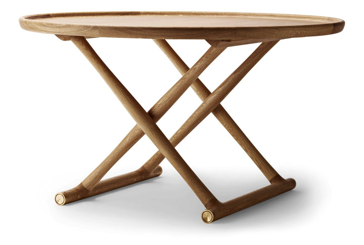 ML10097 Egyptian Table - Carl Hansen & Son - Tables - 39.3"Ø - Oiled Oak - HORNE
