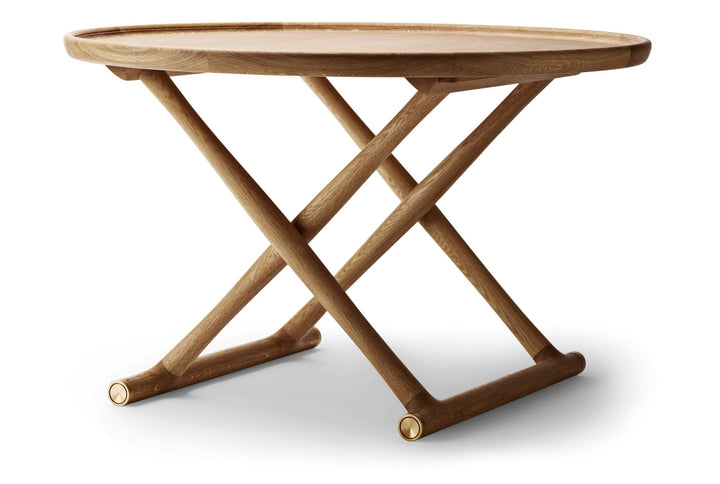 ML10097 Egyptian Table - Carl Hansen & Son - Tables - 33.4"Ø - Oiled Oak - HORNE