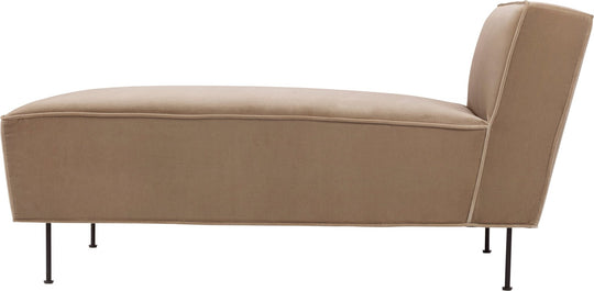 Modern Line Chaise Lounge - Gubi - Sofas - Black Matte - Gabriel Tempt - 60152 - HORNE
