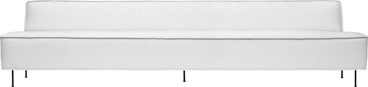 Modern Line Sofa - 118.1"W - Gubi - Sofas - Black Matte - Gabriel Tempt - 60152 - HORNE