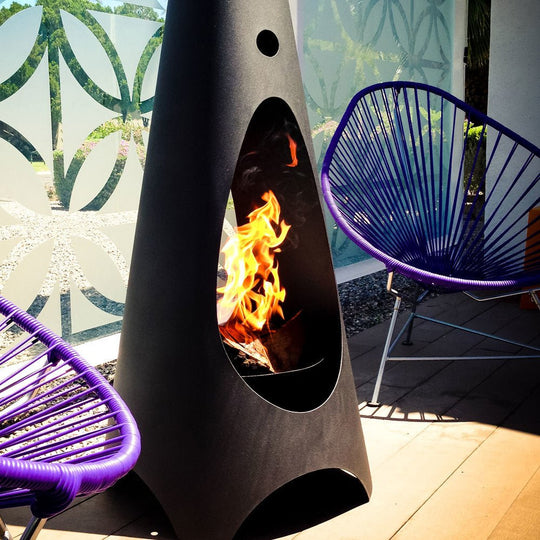 Modfire Wood Burning Fireplace - Charcoal - Modfire - Fire Pits + Grills - HORNE