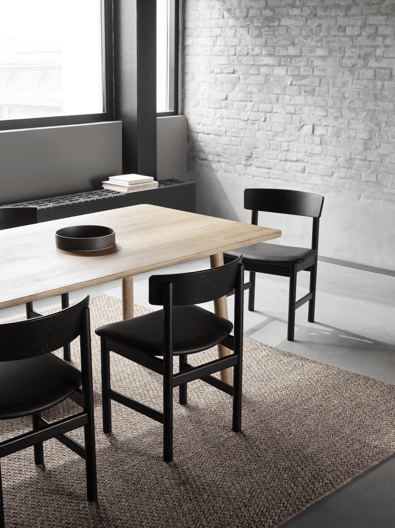 Mogensen 3236 Chair - Black Lacquered Oak - Fredericia - Chairs - HORNE