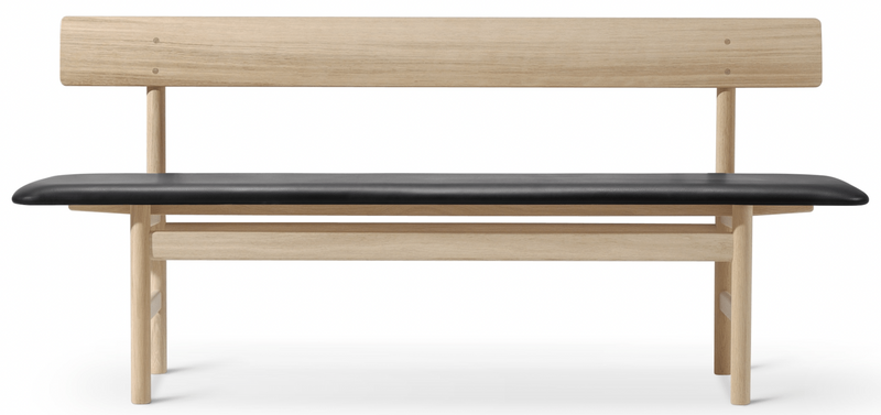 Mogensen Bench - Soap Treated Oak - Fredericia - Stools + Benches + Ottomans - Max 98 - HORNE