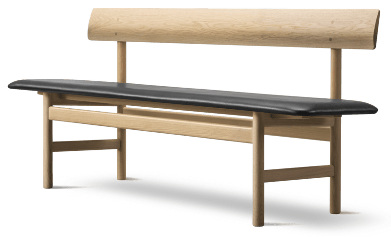 Mogensen Bench - Soap Treated Oak - Fredericia - Stools + Benches + Ottomans - Max 98 - HORNE