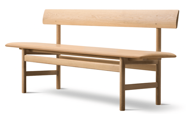 Mogensen Bench - Soap Treated Oak - Fredericia - Stools + Benches + Ottomans - Vegeta 90 - HORNE