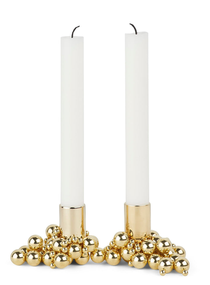 Molekyl Candlelight Holder - Gejst - Candle Holders - 2 Holders - Brass - HORNE