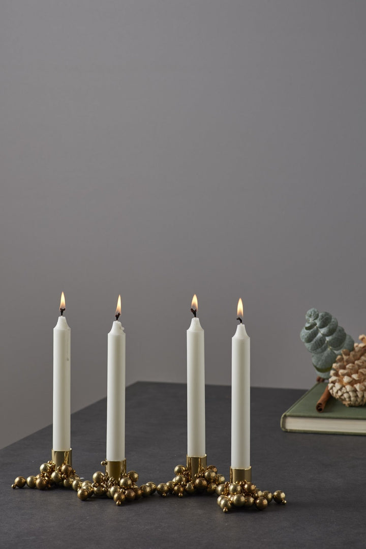 Molekyl Candlelight Holder - Gejst - Candle Holders - 4 Holders - Brass - HORNE