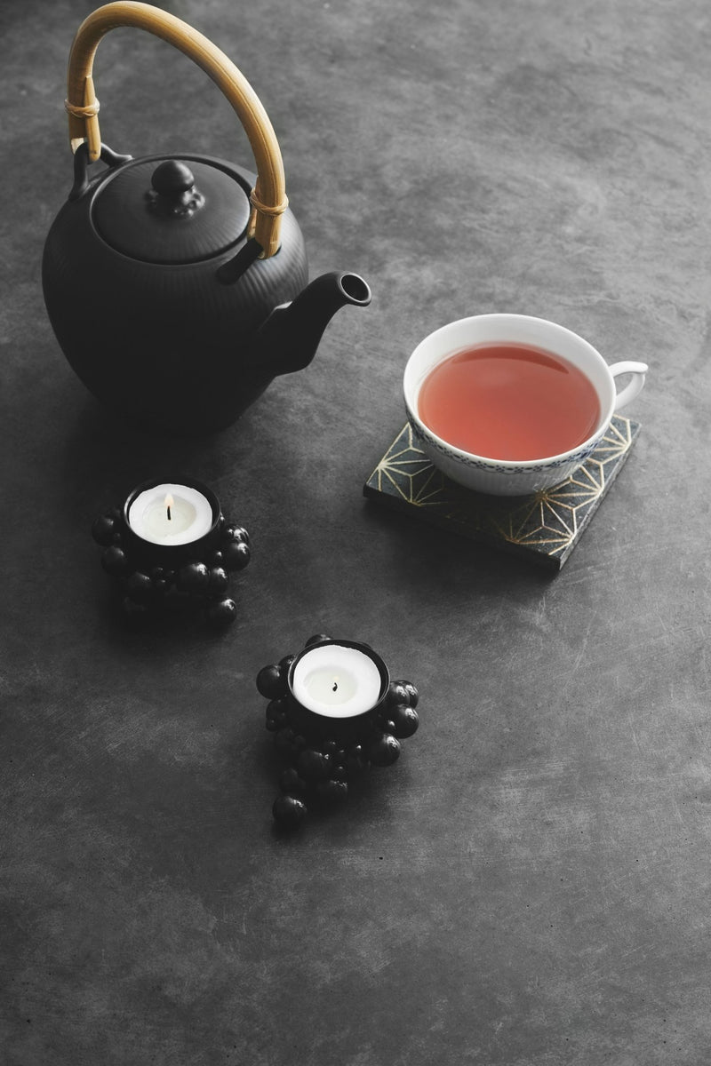 Molekyl Tealight Holder - Gejst - Candle Holders - Black - HORNE