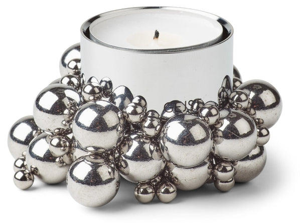 Molekyl Tealight Holder - Gejst - Candle Holders - Chrome - HORNE