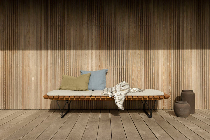MOLO Sunbed Cushion - HOUE - Outdoor Furniture - Ash - HORNE