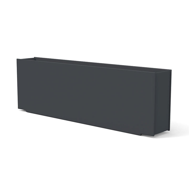 Mondo Quad Skinny Planter - Loll Designs - Outdoor Accessories - Charcoal Grey - HORNE