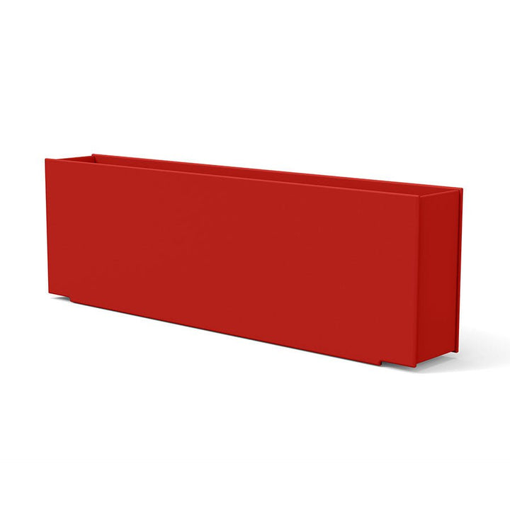 Mondo Quad Skinny Planter - Loll Designs - Outdoor Accessories - Apple Red - HORNE