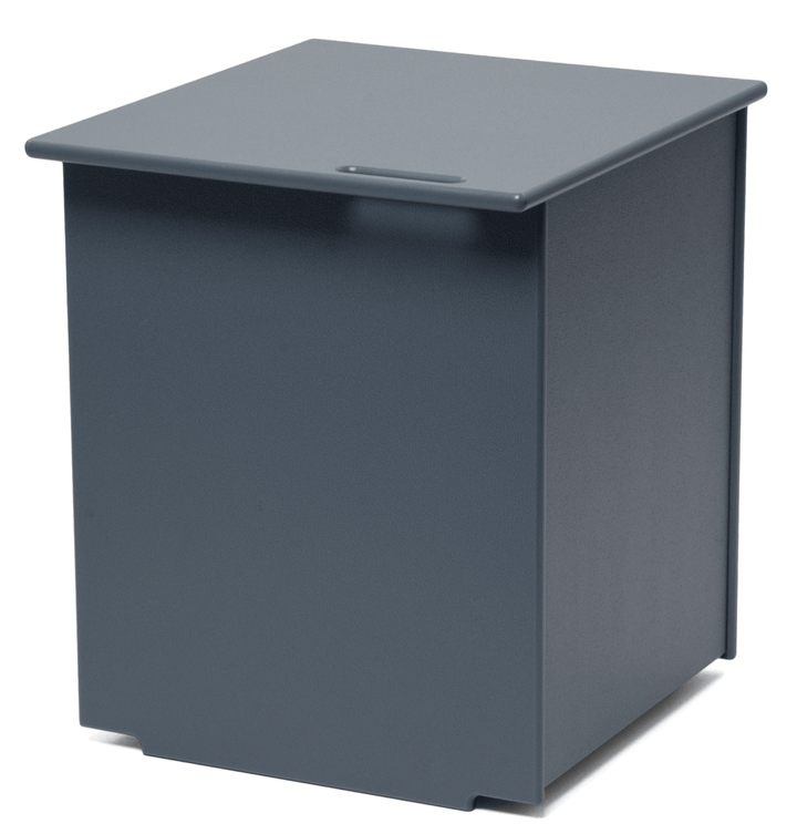 Mondo Single Storage Box With Lid - Loll Designs - Outdoor Accessories - Charcoal Grey - HORNE