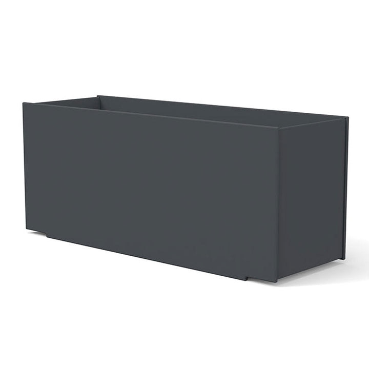 Mondo Triple 40 Gallon Planter - Loll Designs - Outdoor Accessories - Charcoal Grey - HORNE