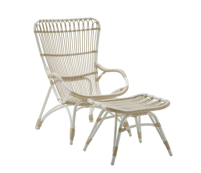 Monet Chair + Foot Stool - Exterior - Sika Design - Outdoor Furniture - Natural - HORNE