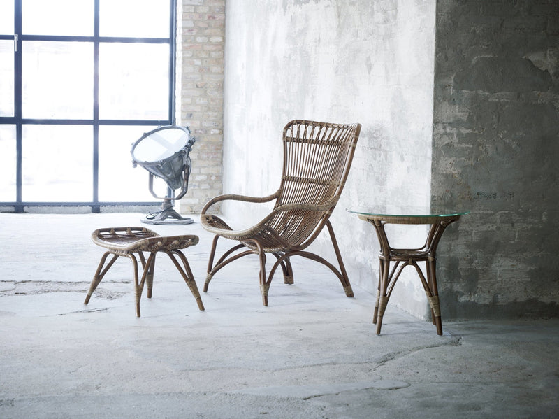 Monet Foot Stool - Sika Design - Stools + Benches + Ottomans - Black - No Cushion - HORNE