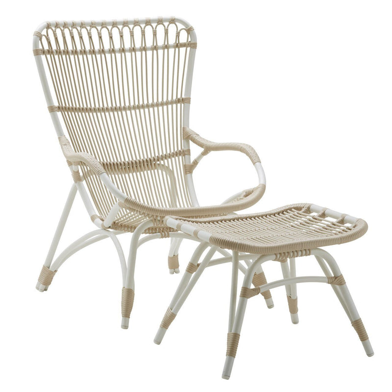 Monet Foot Stool - Exterior - Sika Design - Outdoor Furniture - Dove White - HORNE
