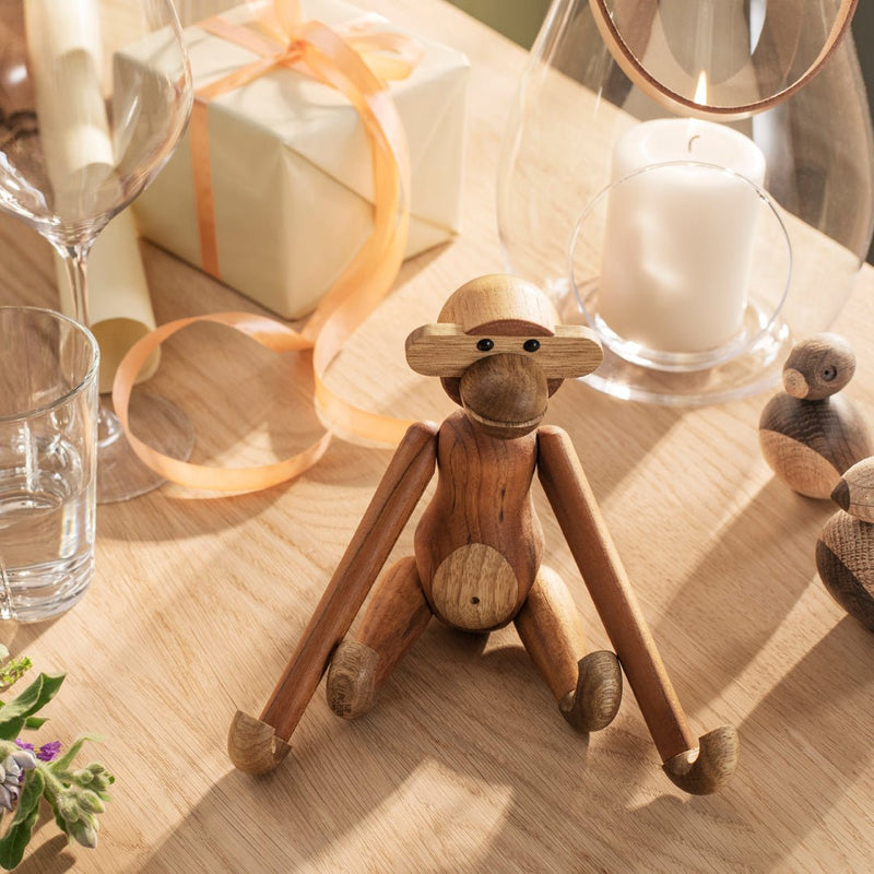 Monkey - Small - Kay Bojesen Kids + Baby - Teak - HORNE