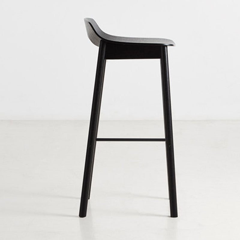 Mono Bar Stool - Woud - Stools + Benches + Ottomans - Oak - HORNE