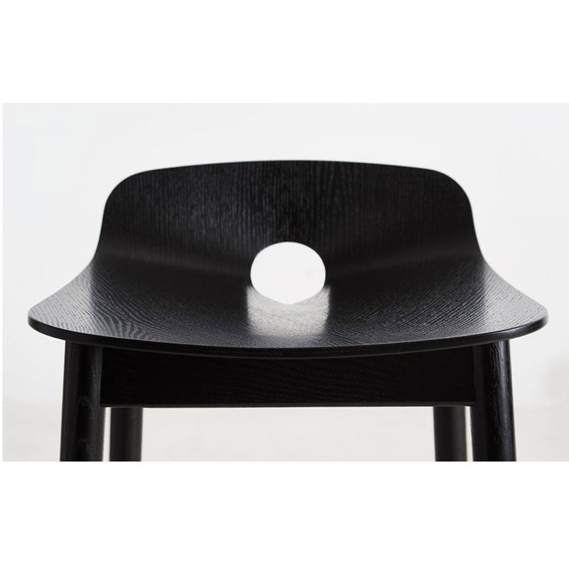 Mono Bar Stool - Woud - Stools + Benches + Ottomans - Oak - HORNE