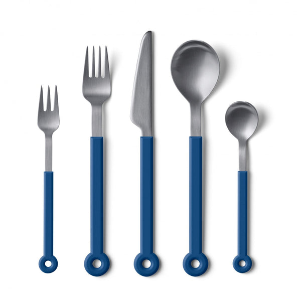 Mono Ring Blue Cutlery - 5pc Set